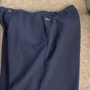 Men’s navy Adidas golf shorts
